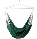 Hängesessel / Hängestuhl XL mit Querholz, grün