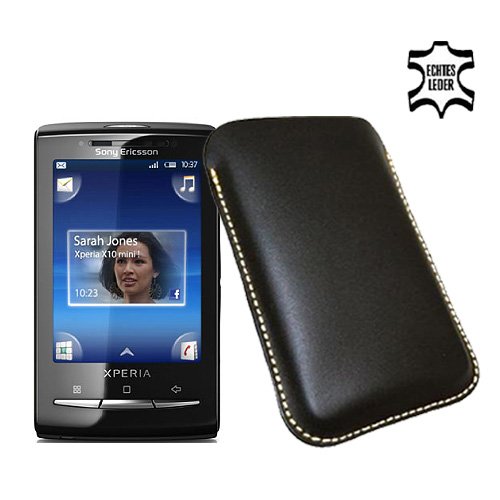 Sony Ericsson Xperia X10 Mini / Hülle Tasche Etui Ledertasche Handytasche