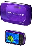 Fujifilm FinePix Z37 10MP Digital Camera w/ 3x Optical Zoom (Purple) BigVALUEInc Accessory Saver 8GB Battery/Charger Bundle