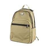 Authentic Coach Transatlantic Brown Khaki Nylon Backpack Travel Bag 70369