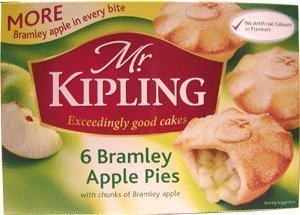 Mr. Kipling Bramley Apple Pies 6 Pack by Mr. Kipling