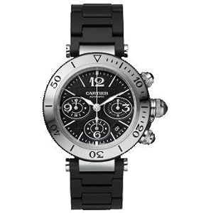Cartier Pasha Seatimer Mens Watch W31088U2 Cartier Pasha Seatimer Mens Watch W31088U2