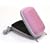 Pink Hard Carry Case for Compact Pink Digital Cameras within 105x70x40mm