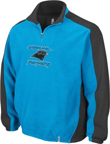 Carolina Panthers Reebok Covert 1/4 Zip Polar Fleece