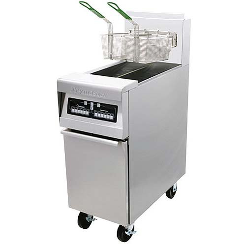Click for Frymaster H55-2BLC-SC 50 Lb High-Efficiency Gas Split Pot Fryer w CM Controller, Basket Lift