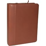 Royce Leather Deluxe Convertible Zip Around Binder/Folio