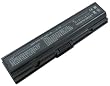 AGPtek Hi-Capacity Li-ion Battery [4400 mAh] For Toshiba Dynabook AX/53C AX/53D AX/55D TX/67C Equium A200 Satellite A200 A205 A202 A210 A215 Pro A200HD A200SE A200 A210 series fits PA3534U-1BAS PA3534U-1BRS PA3535U-1BAS PA3535U-1BRS PABAS098 PABAS099 series Laptop Notebook Main Battery