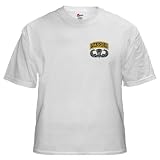 Airborne Ranger 1 Military White T-Shirt by CafePress