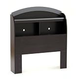 41x6LxkIGQL. SL160  South Shore Furniture, Cosmos Collection, Bookcase Headboard 39, Black Onyx and Charcoal