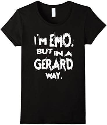 Women's I'm Emo But in a Gerard Way T-Shirt Medium Black