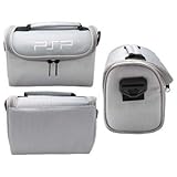 Sony PSP Accessories, Premium Gray Soft Padded Multi-functional carrying ba ....