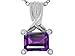 1.54 cttw 14k Gold Genuine Emerald Cut Amethyst title=