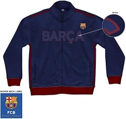 FC Football Club Soccer Barca Barcelona Navy Track Jacket
