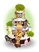 Safari Giraffe Theme 4 Tier Diaper Cake