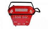 Medium Trolley Basket Rolling Basket Red (Red) (14.6H x 19.5W x 14.4D) 41x6Ucq IVL. SL160 Medium Trolley Basket Rolling Basket Red (Red) (14.6H x 19.5W x 14.4D)