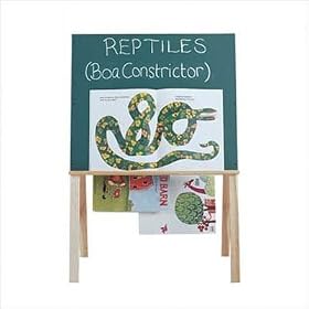 Teacher's Easel - Wide Surface: Chalkboard