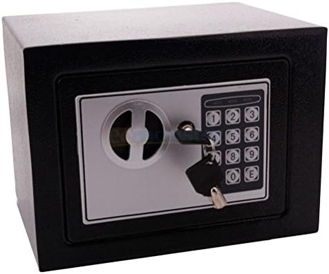 Cherry Queen New Durable Digital Electronic Safe Box Keypad Lock Home Office Hotel Black US