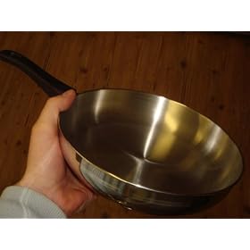 stainless frying pan