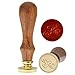 Letter H Wax Seal Stamp, Yoption Vintage Retro Brass Head Wooden Handle Alphabet Letter H Classic Sealing Wax Seal Stamp (H)