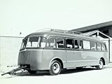 IMAGE OF Bus-Trailer Made by Menarini of Bologna Stretched Canvas Poster Print by A. Villani, 30x40