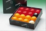Aramith Premier Quality Red & Yellow 2 UK Pool Ball Set