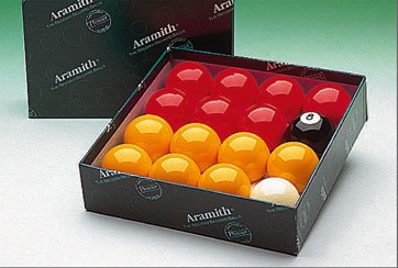 Childrens Toyshop  Toys : Aramith Red and Yellow Pool Balls - 2 inches (51mm)