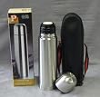 Prime Pacific Cocktail Set includes Zinc Corkscrew, .5 Liter Flask, 28 Ounce Cocktail Shaker with Carrying Case