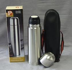 Prime Pacific Cocktail Set includes Zinc Corkscrew, .5 Liter Flask, 28 Ounce Cocktail Shaker with Carrying Case