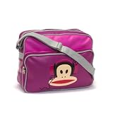 Paul Frank School Shoulder Flight Bag - Earphones Pink Purple