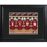 Phoenix Coyotes Personalized Locker Room Print with Frame