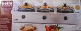Bella Triple Slow Cooker Buffett & Serve