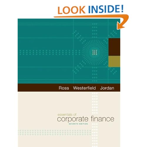 Essentials of Corporate Finance (The Mcgraw-Hill/Irwin Series in Finance, Insurance, and Real Estate)