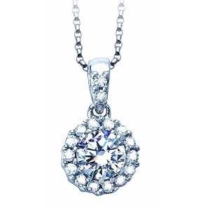 Round Conjure Diamond Pendant Necklace