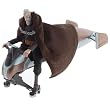 Star Wars Deluxe Figure and Vehicle - Dooku with Speeder Bike