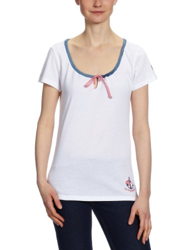 Adelheid Damen T-Shirt 11120341694 / Weltenbummlerin Schn&uuml;rleibchen kurzer Arm, Gr. 38 (M) Preisvergleich