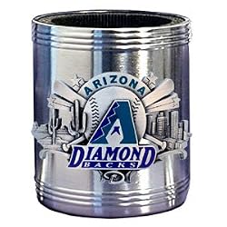 Arizona Diamondbacks Stainless Steel Can Cooler - MLB Baseball Fan Shop Sports Team Merchandise