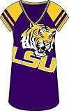LSU Tigers Louisiana State Women's Jersey Style Nightshirt
