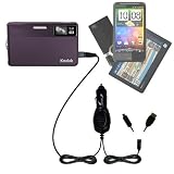 Double Car Charger with tips including a tip for the Kodak EasyShare M590 - uses Gomadic TipExchange Technology