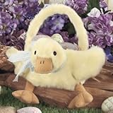 Bearington Plush Easter Basket DUCK