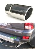 Stainless steel exhaust tip w/ polish finish - Toyota 4Runner 03-08