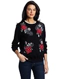 Alfred Dunner Women's Applique Flower Top