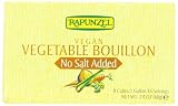 Rapunzel Pure Organic Vegetable Bouillon, No Salt Added, 8 Cubes, 2.4-Ounce Packages (Pack of 6)