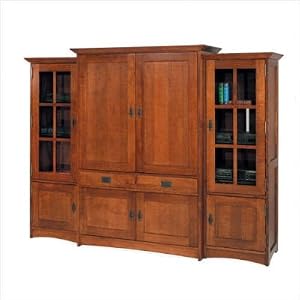 TV Entertainment Armoire with Left and Right Piers