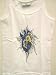 Mermaid Tattoo Spaghetti Strap Tank Top White Ladies Mermaid Cami Tank $10.00 Shirt Walla Balla Wear Image