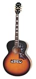 Epiphone EJ-200 Super Jumbo Acoustic Guitar, Vintage Sunburst