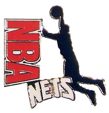 New Jersey Nets Dunk Pin