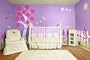 Girls Wall Decor - Flower Garden Theme Wall Mural - Wall Stencils for Decorating a Girls Room