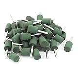 uxcell　研磨ビット シリンダー形　弾グリーン　ヘッド直径20mm　グリーン　50個入り