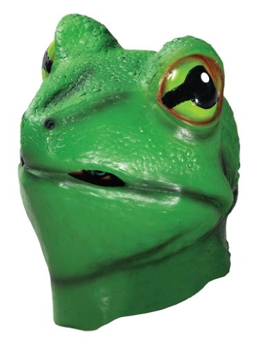 LATEX ANIMAL MASK FROG