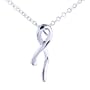 Ribbon Pendant Necklace Valentines Day Gifts Jewelry